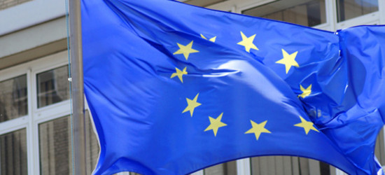 Zdjęcie flagi Unii Europejskiej.