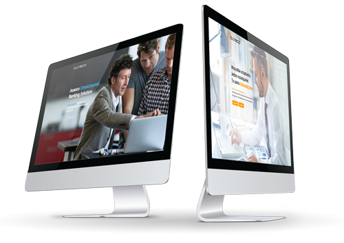 Image of Asseco Advisory Bankig Platform on a desktop.